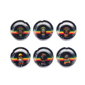 Wholesale Champ High Rasta Life Glass Ashtray 6pcsdisplay 1
