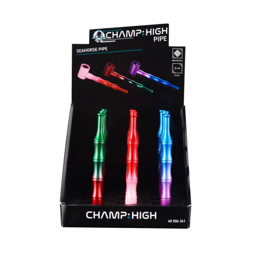 Wholesale Champ High Seahorse Pipe (12pcs:display)-1