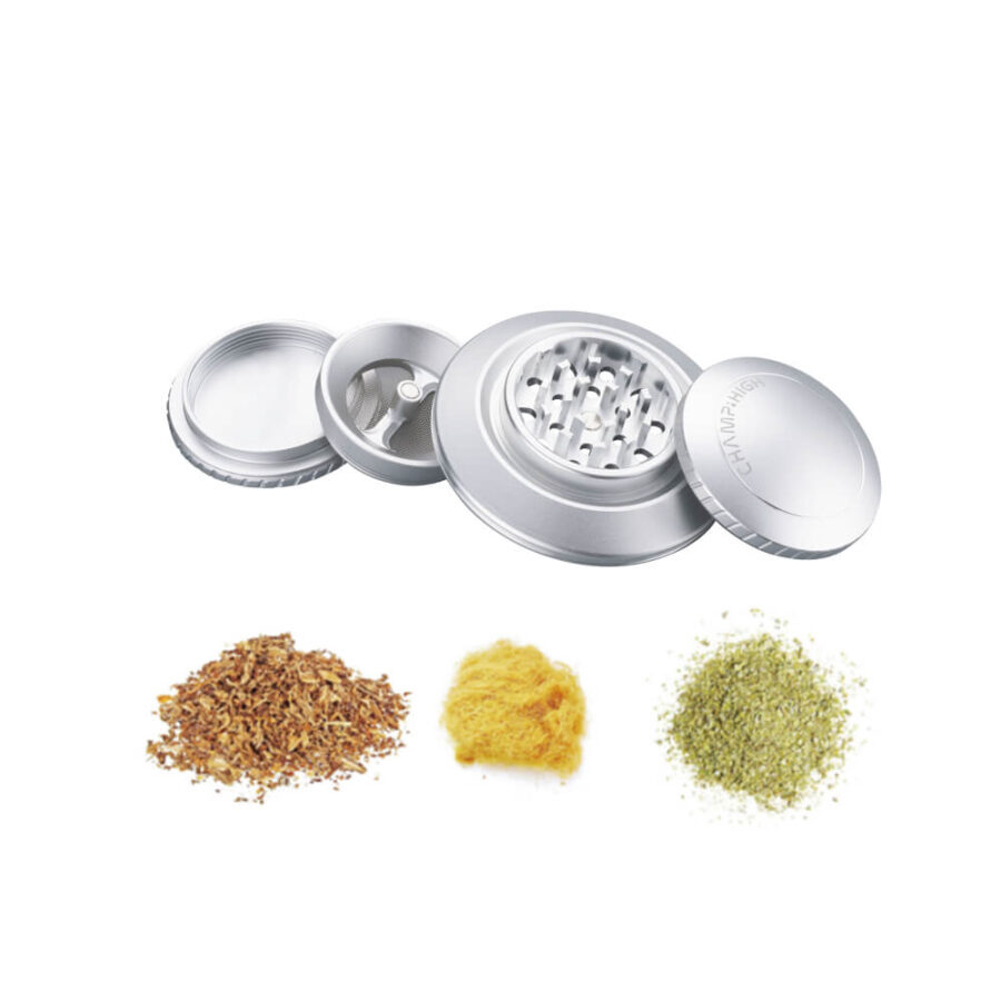 Wholesale Champ High Silver Flying Saucer Grinder-3