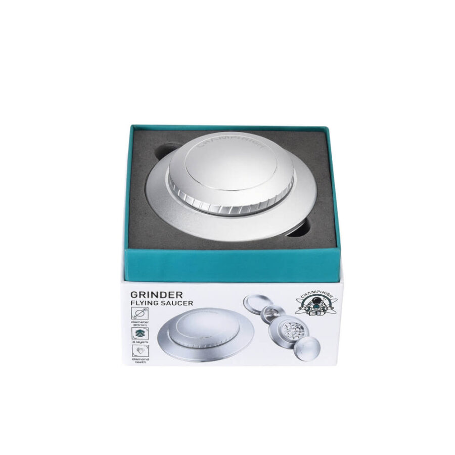 Wholesale Champ High Silver Flying Saucer Grinder