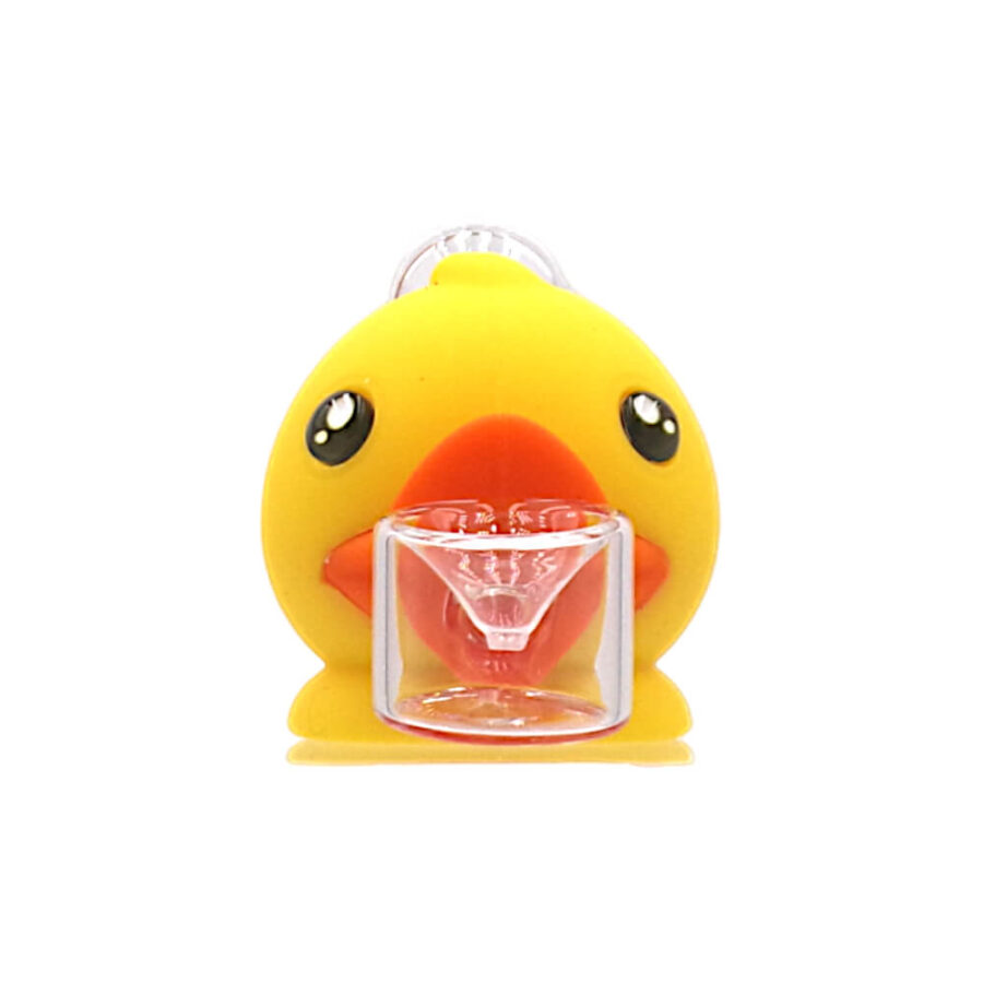 Wholesale Rubber Duck Glass-Silicon Pipe-1