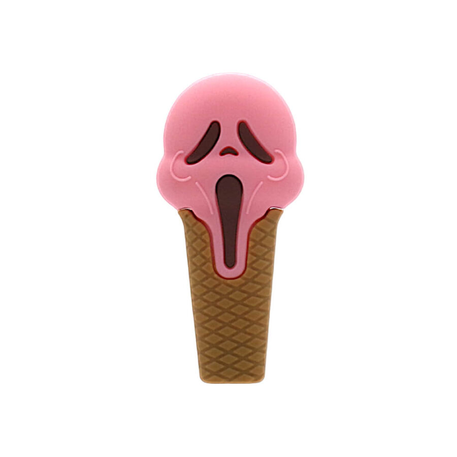 Wholesale Scary Ice Cream Silicone Pipe-1