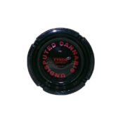 Tyson 2.0 Undisputed Cannabis Glass Ashtray Black-Wholesale - 1