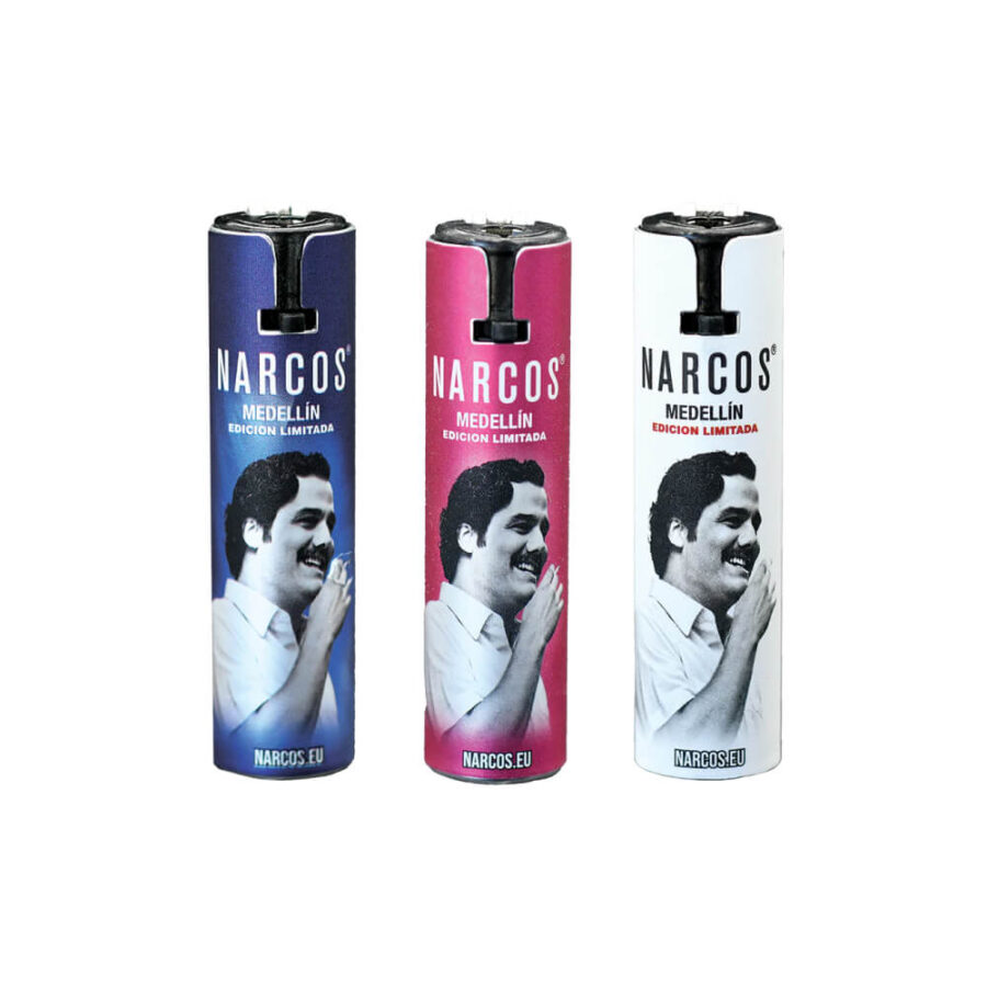 Wholesale Narcos Limited Edition Aluminum Lighters 24pcsdisplay 2