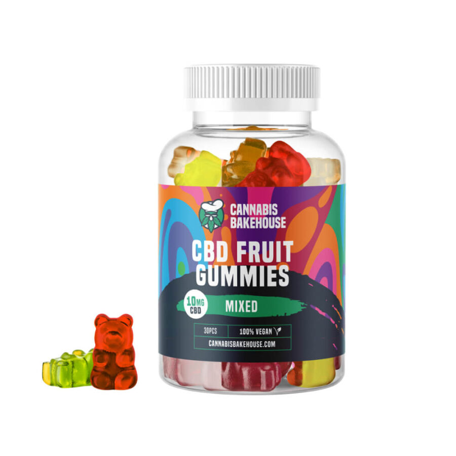 Cannabis Bakehouse CBD Mixed Fruit Gummies 450mg CBD (30pcs:jar)-Wholesale