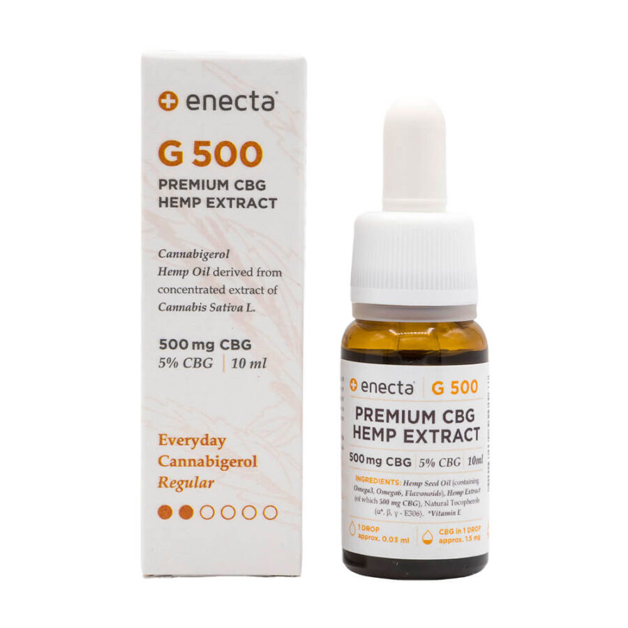 Enecta G500 5% CBG Oil 500mg (10ml)-Wholesale-10