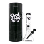 Best Buds Transparent Glass Bong Beaker Ice Perc 28cm-Wholesale-7