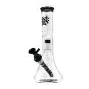 Bongs de Vidrio Transparente Best Buds con Percolador de Hielo Tipo Vaso de Precipitados de 28 cm-Mayoreo-1