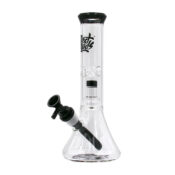Bongs de Vidrio Transparente Best Buds con Percolador Beaker de 28 cm-Venta al por Mayor-1
