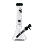 Best Buds Transparent Glass Bongs Beaker Perc 28cm-Wholesale-2