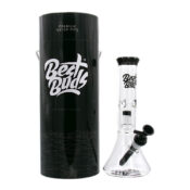 Best Buds Transparent Glass Bongs Beaker Perc 28cm-Wholesale-4