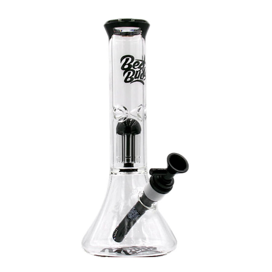 Best Buds Transparent Glass Bongs Beaker Tree Perc 28cm-Wholesale-2