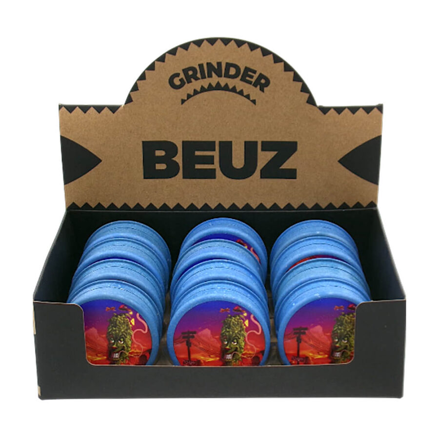 Beuz Biodegradable Grinder Smiley Valley (12pcs:display)-Wholesale-1