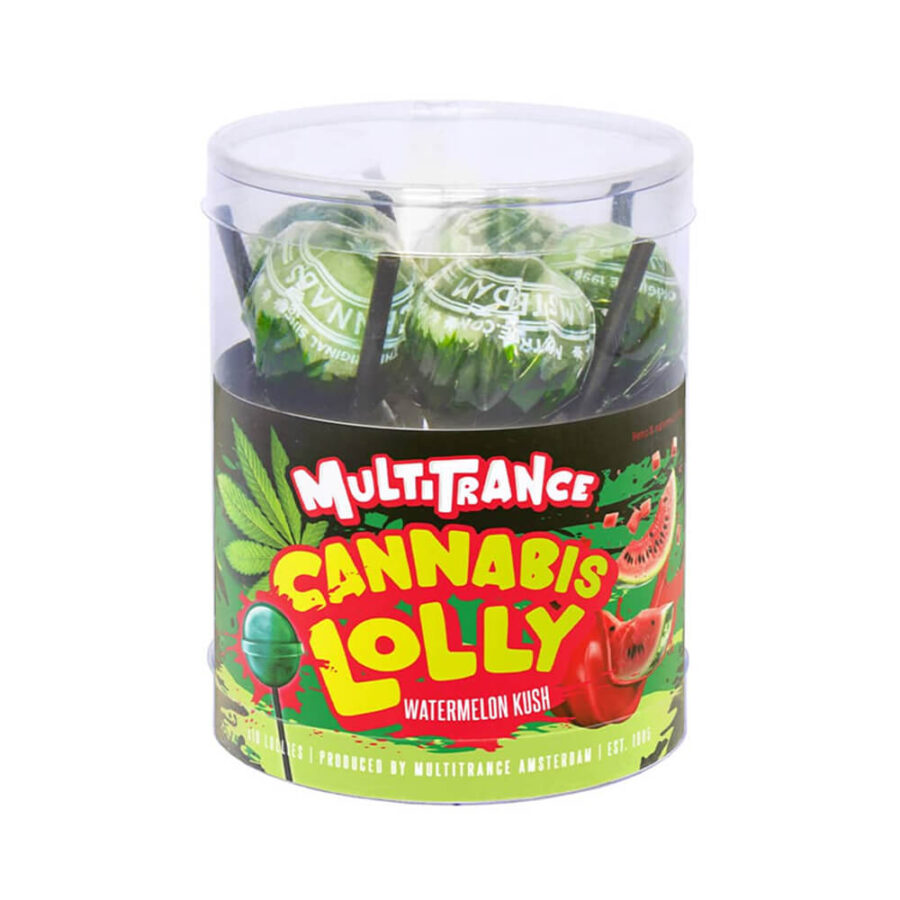 Cannabis Lollipops Watermelon Kush Flavour Giftbox 10pcs 12packsmasterbox Wholesale 1