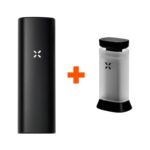 Bundle PAX Mini Onyx Dry Herb Vaporizer Onyx + Puck Press